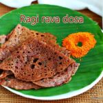 Ragi rava dosa