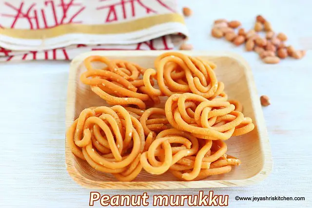 Peanut murukku