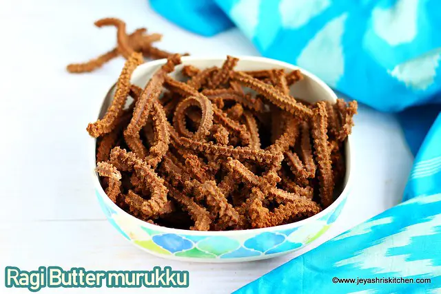 Ragi butter murukku