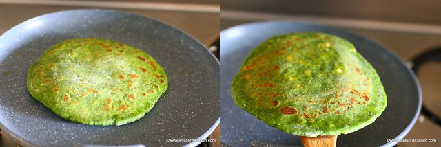 palak paneer paratha 8