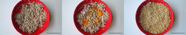 millet flakes upma 2