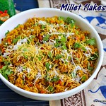 Millet flakes upma