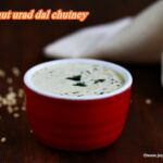 coconut chutney with urad dal