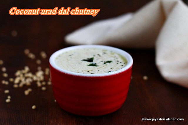 Coconut urad dal chutney