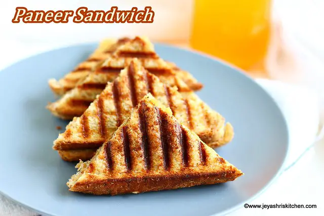 Paneer sandwich