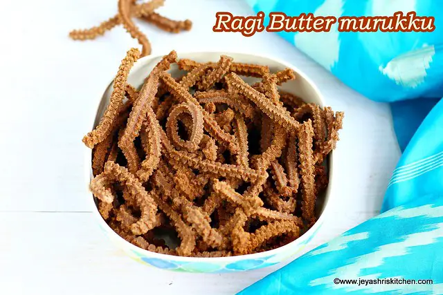 Ragi butter murukku
