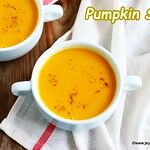 Carrot pumpkin soup