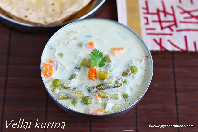 White kurma recipe