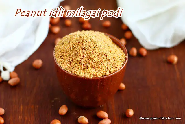 Peanut idli podi