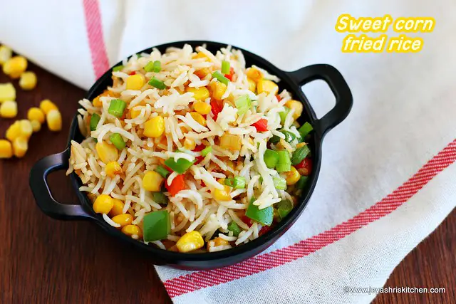 Sweet corn fried rice