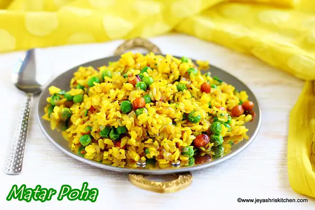 Matar-poha