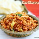 Raw mango pulihora