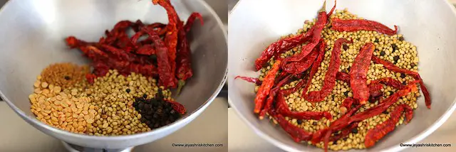 sambar powder recipe 1