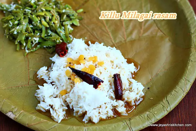 Killu milagai rasam