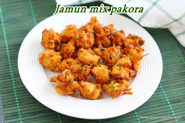 Gulab jamun mix pakora