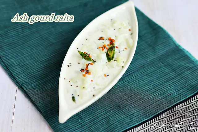 Ash gourd raita