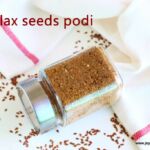 Flax seeds powder