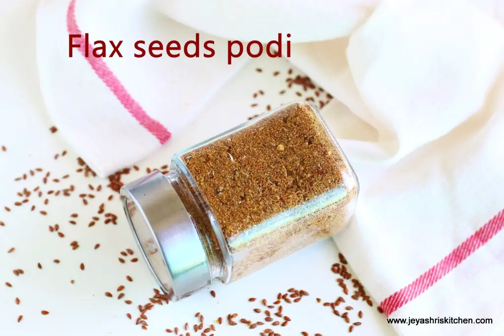 Flax seeds powder