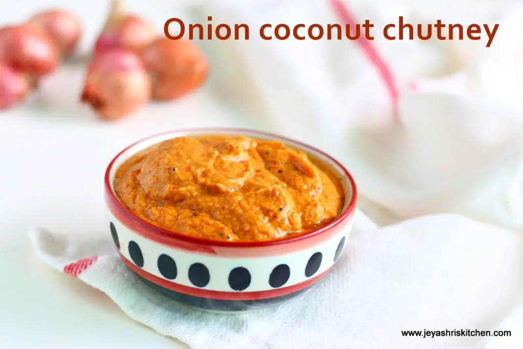 Onion coconut chutney