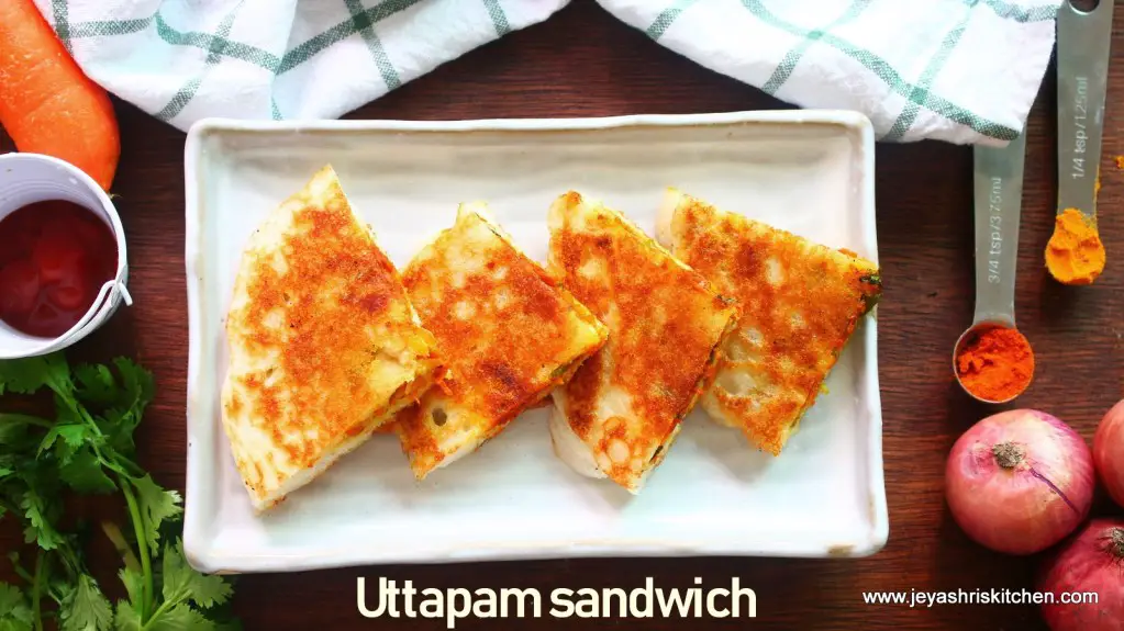 Uttapam sandwich