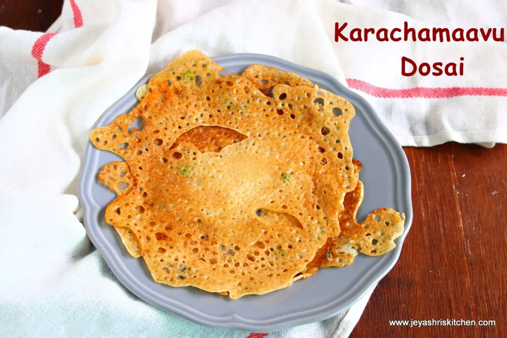 Karacha maavu dosai