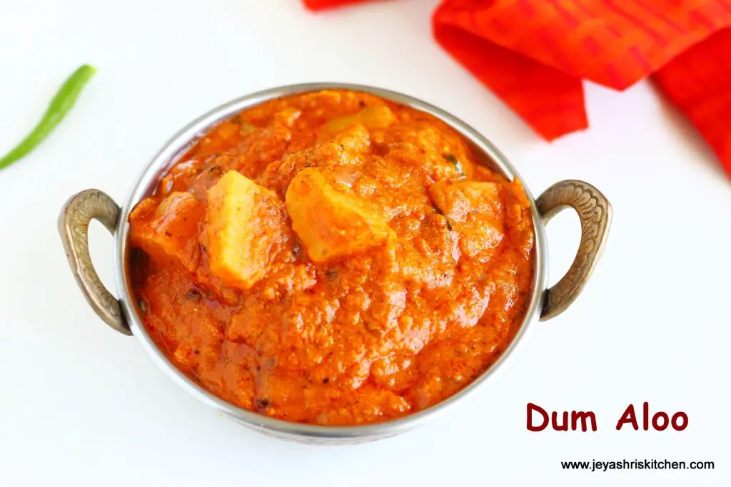 Kashmiri dum aloo recipe