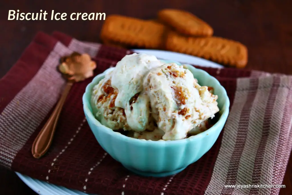 Biscuit ice cream