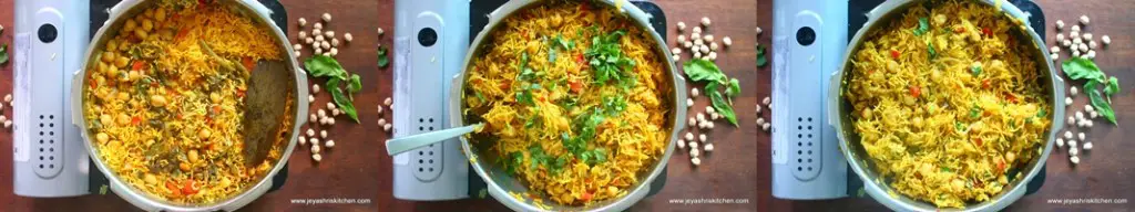 Chole biryani