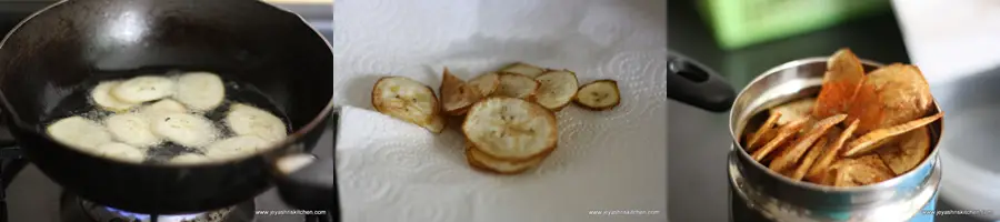 Raw banana chips