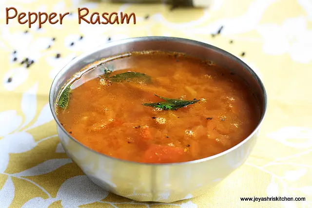 pepper- rasam