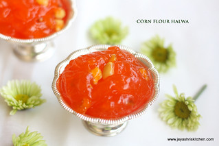 corn flour halwa