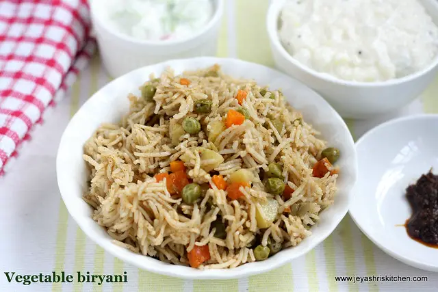 Vegetable- biryani