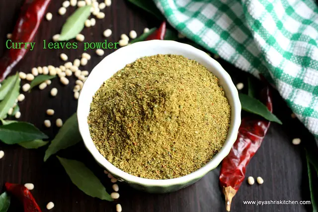 Karuvepillai-podi Karuvepillai-podi
