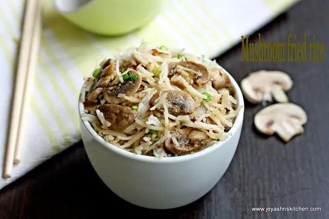 mushroom-fried-rice