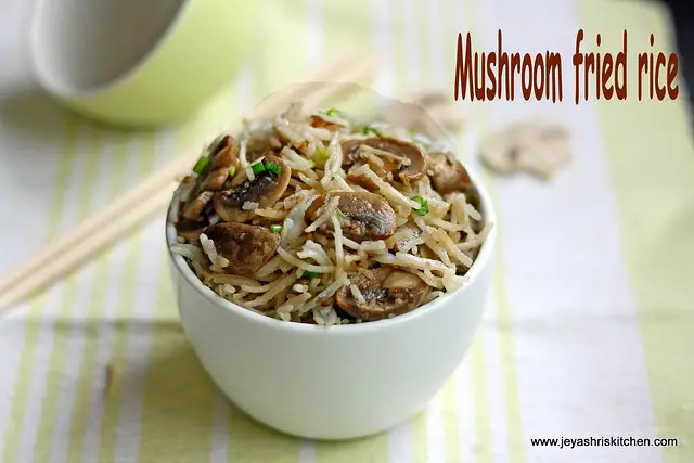 mushroom-fried-rice