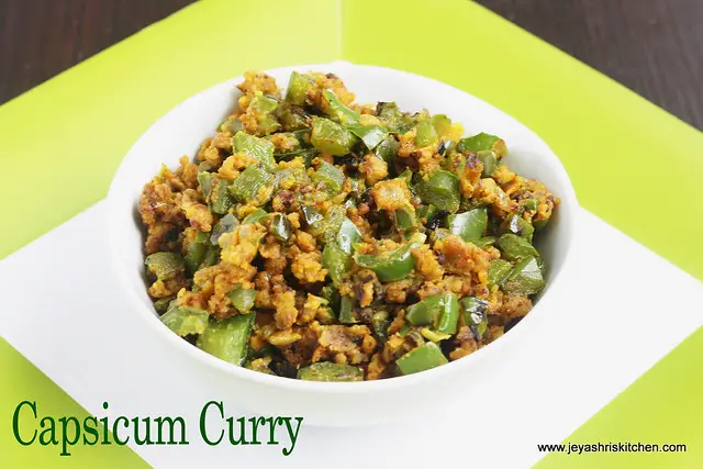 capsicum curry