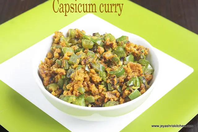 capsicum-curry