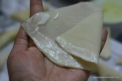 folding samosa