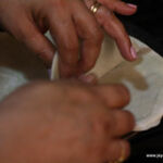 making samosa sheets
