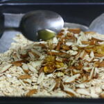 Honey+oil+oats+almonds