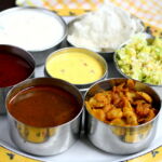 Poondu kuzhambhu lunch