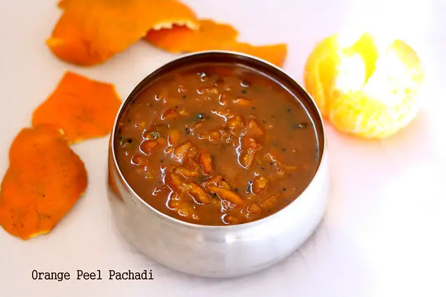 Orange thol pachadi