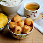 Mysore bonda-paal kesari- thengai sevai