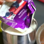 Whipping the cream
