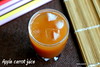 Apple Carrot and ginger juice
