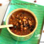 Arai-puli-kuzhambhu