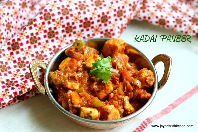 Kadai -paneer 1