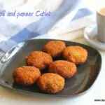 Broccoli-paneer-cutlet