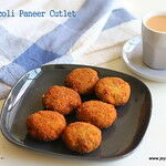 Broccoli and paneer cutlet