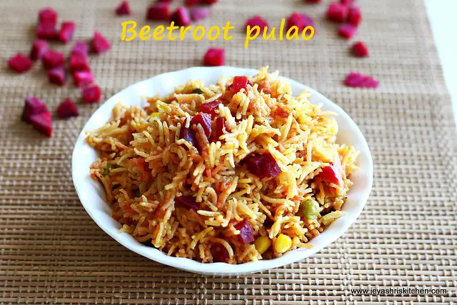 Beetroot -pulao